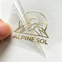 Étiquettes autocollantes personnalisées en acier inoxydable électroformé, aluminium électroplaqué, logo gravé au laser