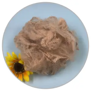 Good Quality 4D 51MM Recycled Brown Color Low Melt Polyester Fiber