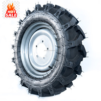 Roue de tracteur 500-12, roue pneumatique gonflable 500-12, chariot à roues pneumatiques 5.00-12, pneus en caoutchouc pour micro-motoculteurs
