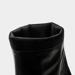 Iriserende paarse gradiëntlaarzen met middelhoge hak tot over de knie met strass steentjes, comfortabel vierkant ontwerp voor de tenen, geschikt voor winter- en herfstfeesten - Product Image 4