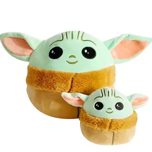 Лидер продаж Amazon, плюшевая подушка Yoda Baby s quishmallow, 10 дюймов, подушка Yoda, подарки для детей