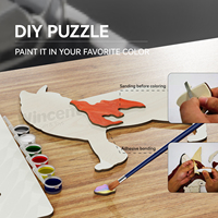 Rompecabezas de Madera de Loro Wincent, Modelo de Pájaro 3D, Manualidad DIY, Decoración de Pared con Intarsia Colorida, Juguete Educativo, Regalo para Niños