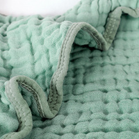 Peignoir pour enfants écologique à 6 couches, doux et respirant, en mousseline, serviette de bain à capuche pour bébé, cape en coton, serviette de bain pour bébé