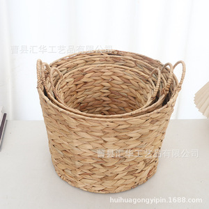 In stock balcony laundry <b>basket</b>, gourd grass woven clothes <b>storage</b> <b>basket</b>, multi-functional universal <b>storage</b> <b>basket</b> - Product Image 3