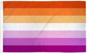 ธงสีรุ้ง LGBT ขนาด 3x5 ฟุต ผลิตจากโพลีเอสเตอร์ 100% สำหรับงานขายส่ง ธงแสดงความภาคภูมิใจของกลุ่มเลสเบี้ยน ตัวแทนรัฐประภาชน์ และคนข้ามเพศ - Product Image 4