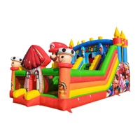 Nouveau design, prix d'usine, combo gonflable, aire de jeux extérieure pour enfants, jeu de dessin animé, château gonflable pour la location