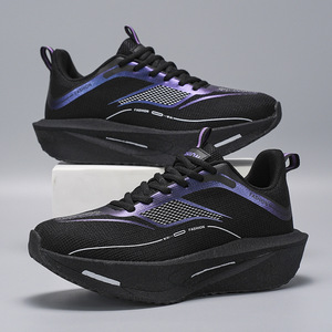 Chaussures de course pour hommes, jeunes, entraînement sportif, marathon, dessus en mesh, semelle intermédiaire en EVA, antidérapantes - Product Image 4