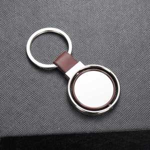 Personalised Metal Keychain <b>Advertising</b> Gifts Laser Engraving Logo Sublimation Blank Personalized Keychain - Product Image 4