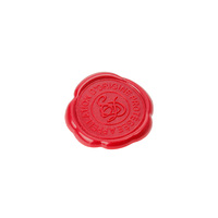 Etiqueta Adhesiva de Cera de PVC Pre-fabricada Vintage con Logotipo Personalizado, Forma de Corazón Floral para Botellas de Vino y Cerveza, Regalo de Navidad, Sobre de Boda