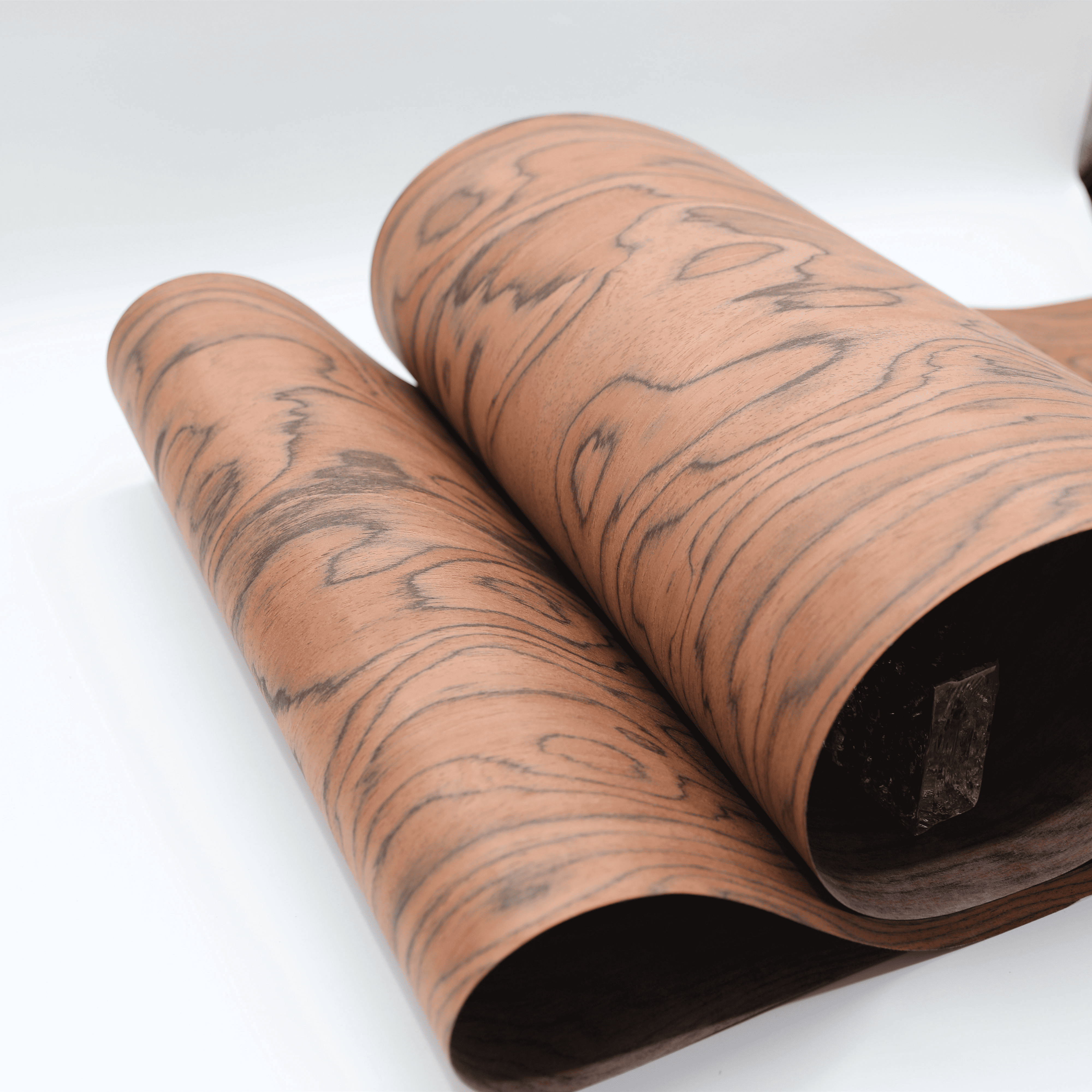 Irregular Graphics Brown Engineered Wood Veneer 2'*8' Traditional