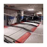 Élévateur de stationnement hydraulique à deux poteaux inclinables pour voitures à plafond bas, homologué CE, gain de place pour garage domestique