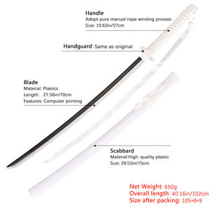 Alta calidad 102cm Bleach Kuchiki <span class=keywords><strong>Rukia</strong></span> juguete luminoso LED Cosplay Props Katana arma iluminar espada para niños juegos de rol - Product Image 6