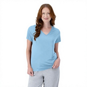 T-shirt uni essentiel pour l'été, unisexe, léger, à manches courtes, décontracté, vêtements vierges, plusieurs couleurs, options de tailles, usine OEM - Product Image 1