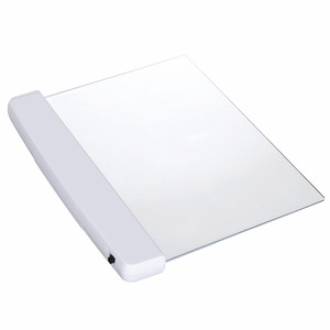 Lampe de lecture à vision nocturne LED Protection douce des yeux <span class=keywords><strong>Lit</strong></span> dortoir étudiant Apprentissage Creative Flat Transparent Book Light - Product Image 4