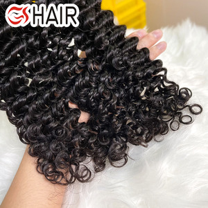 GS Factory Price 12A Deep Curly Hair Bundle,Body Wave Straight Hair Extension,Malaysian Virgin Hair Vendeur - Product Image 4