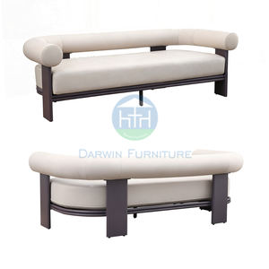 Foshan Darwin Canapé <span class=keywords><strong>de</strong></span> <span class=keywords><strong>jardin</strong></span> moderne et unique <span class=keywords><strong>de</strong></span> haute qualité avec canapé d'extérieur confortable en mousse d'aluminium Meubles <span class=keywords><strong>de</strong></span> patio - Product Image 4