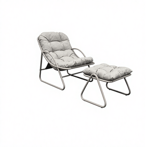 Conjunto de Sofá Individual Moderno para Exteriores, para Patio, Balcón, Villa, Silla de Ratán, Muebles de Jardín Resistentes al Sol para Ocio al Aire Libre - Product Image 3