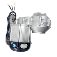 Moteur sans balais DC 350W-750W 48V/60V avec différentiel pour véhicules électriques, vélos électriques, montage au pied, 2,56 N.m