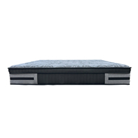 Hotelbett Hybrid-Gel-Memory-Schaum-Taschenfederkernmatratze Traditionelles Design 30 cm dick Rollbox Schlafzimmermöbel 10 Jahre Garantie Mittelfest