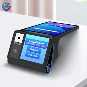 Z108 hiển thị kép 8 inch cầm tay Tablet Android POS thiết bị đầu cuối 3GB + 16GB/32GB 58 Mét 80 mét máy in NFC tiền mặt đăng ký POS thiết bị - Product Image 5