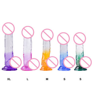 Mannelijke Volwassen Enorme Realistische Grote Mannen Zuignap Luck Seksspeeltjes <span class=keywords><strong>Plastic</strong></span> Kunstmatige <span class=keywords><strong>Penis</strong></span> Dildo Seksspeeltjes Voor Vrouwen - Product Image 1