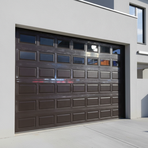 <span class=keywords><strong>Porte</strong></span> <span class=keywords><strong>de</strong></span> <span class=keywords><strong>garage</strong></span> <span class=keywords><strong>sectionnelle</strong></span> isolée thermiquement automatique, volet roulant électrique pour parking souterrain, portes résidentielles sur mesure - Product Image 4