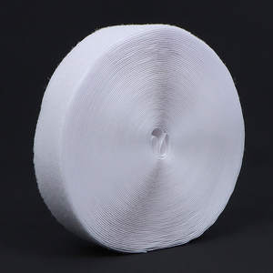 Ventes en gros de rubans auto-agrippants tissés non adhésifs pour machines à coudre, attaches pour vêtements, accessoires blancs, support OEM ODM - Product Image 3