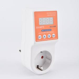 Protector de Voltaje y Corriente Automático, Enchufe Europeo de 16A, Protección para Refrigerador, CA 220V Ajustable - Product Image 4