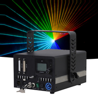 Professioneller Bühnen-Disco 3W RGB Laser-Show-Projektor Performance-Laserlicht ILDA Laser-Ausrüstung