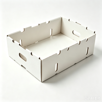 Carton à fruits blanc de haute qualité, magnifique, boîte d'emballage cadeau pour fruits personnalisée