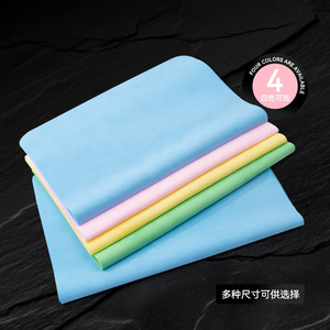 ผ้าเช็ดทำความสะอาด PVA รูปทรงสี่เหลี่ยมผืนผ้า หลายสี สำหรับทำความสะอาดกระจกและรถยนต์ พร้อมคุณสมบัติขจัดคราบน้ำ - Product Image 1