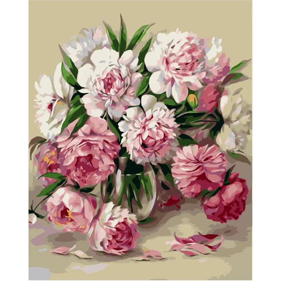 N-0687 painting by numbers for kid custom canvas paint by numbers adult flowers paintings diy paint by numbers