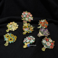 Meilleur fabricant 2026 : Badges épingles personnalisés en émail souple et dur, en métal nickel noir, motifs champignons mignons et anime, style antique et moderne Pinshuo