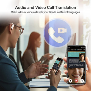 Auriculares Traductores de Voz Inteligentes con 165 Idiomas, ODM al por Mayor, para Reuniones de Negocios y Viajes al Extranjero, con Certificación RoHS y REACH - Product Image 2