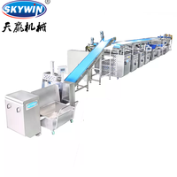 Machine à fabriquer des biscuits mous et durs entièrement automatique Skywin, moule rotatif et découpeur, conception personnalisée, nouvelle utilisation en boulangerie, à base de farine, 304ss