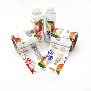 Tùy chỉnh thermosensitive PVC thu nhỏ nhãn không thấm nước nhiệt nhạy cảm phim cá nhân sản phẩm nước giải khát bao bì cho nước trái cây - Product Image 3