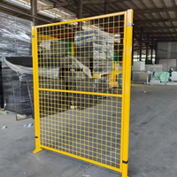 Clôture de sécurité d'atelier soudée de qualité supérieure, revêtement poudré, galvanisée, anti-rouille, équipement de protection d'usine, panneau de clôture