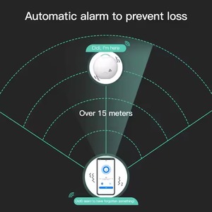 Localizador Inteligente Compatible con AirTag para Red Find My Device con Conectividad Inalámbrica y Función de Reloj Despertador Programable - Product Image 4