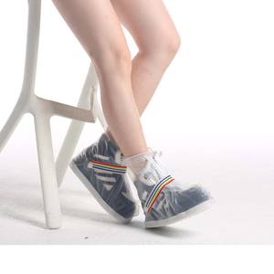 नई उत्पाद आउटडोर यूनिसेक्स निविड़ अंधकार चलने प्लास्टिक बारिश जूते कस्टम मुद्रण जूते बारिश जूते शामिल - Product Image 5