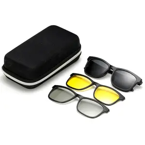 Higo hot TR90 function 3D glasses night glasses match case