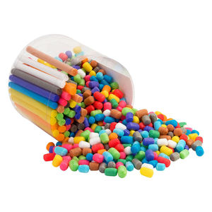 Pot de jeu en plastique Construction Corn 283GR pour enfants de 4 à 6 ans Thème Animaux et Nature - Product Image 1