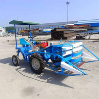 Moissonneuse-lieuse agricole diesel à quatre roues haute performance pour riz paddy et blé