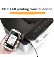 Nouveau design Mini serveur d'impression sans fil réseau professionnel NP330 USB 2.0 Serveur d'impression WIFI/BT/WIFI Version d'impression en nuage