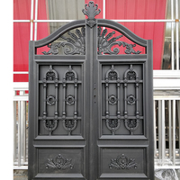 Portes d'allée de persienne pliante électrique automatique Aluminium Privacy Estate Swing Style ouvert pour une utilisation en extérieur