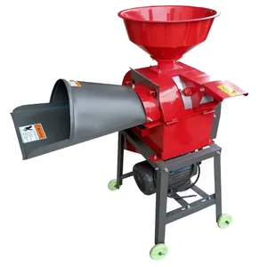 farm machinery wholesale Multifunctional chaff cutter Kenya with grain mill hay straw stalk Shredder chopper Machine