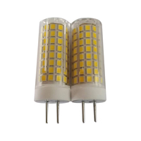 Corps en céramique pc clair chaud 8w ac120v led g6.35 gy6.35 ampoule