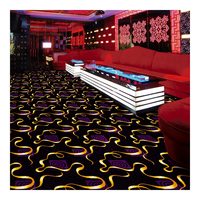 Tapis de casino coloré en jacquard imprimé, 80% laine, 20% nylon, antidérapant, pour hôtels 5 étoiles
