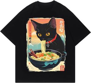 เสื้อแขนสั้นลายกราฟฟิตีสุดสร้างสรรค์ใส่ได้ทั้งชายและหญิงเสื้อ Y2k ลำลองแนวสตรีทแร็ปเปอร์สำหรับฤดูร้อน - Product Image 1