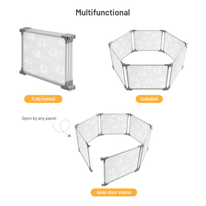 Chocchick Extra Large Clôtures De Sécurité Play Center Pen Gate Infant Intérieur Extérieur Enfants Bébé Pli Parc <span class=keywords><strong>Pas</strong></span> Cher Toddler Play Pen - Product Image 6