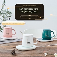 Ensemble cadeau vert foncé avec logo personnalisé, tasse en céramique, couvercle, cuillère, serviette en forme d'ours, boîte cadeau de luxe, souvenir promotionnel d'entreprise